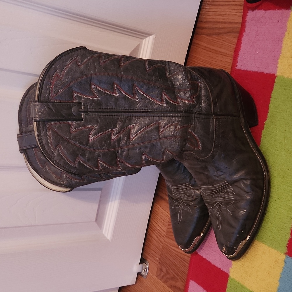 Grey Cowboy Boots